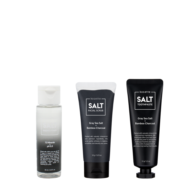  Kosette SALT Mini Trio Sampler w/ Antibacterial Pouch - Kosette